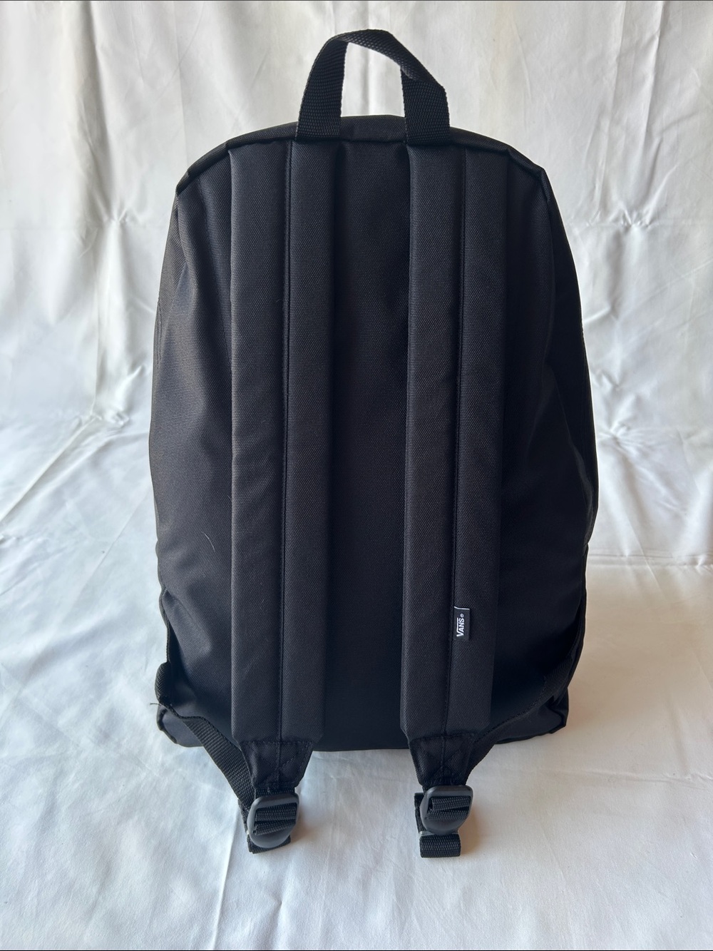 Vans Black Backpack with White Logo - Picture 2 of 4